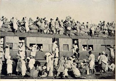 crowded indian train