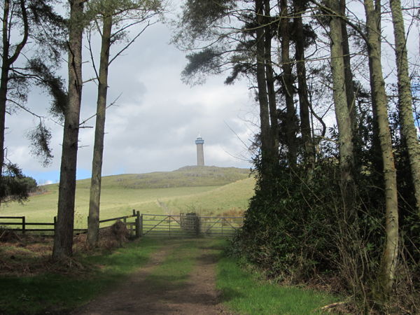 Waterloo monument, Harestanes